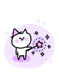 Simple and cute white cat 10