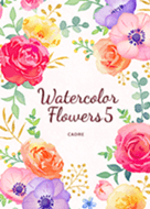 Watercolor Flowers 5