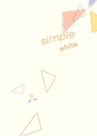 Simple white