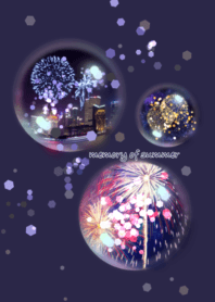 Wishing on fireworks. From Japan