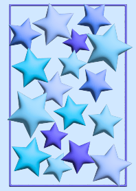 Plump! Kawaii stars. -Blue-