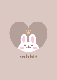 兔子3 王冠 [棕色的]