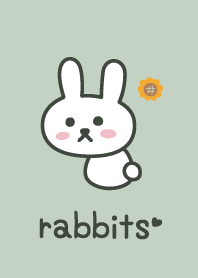 Rabbits.green.Sunflower