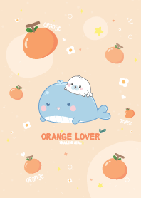 Whale&Seal Orange Lover Cutie