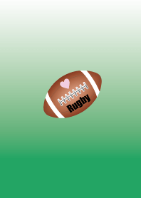 I love rugby ball.
