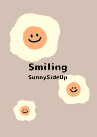Smiling Sunny Side Up  - Sepia