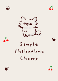 simple Chihuahua Cherry beige.