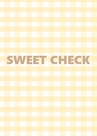 -SWEET CHECK-(JP) yellowbeige