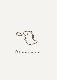 恐龍 / dark brown