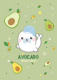 วาฬ & แมวน้ำอุ๋งๆ อาโวคาโด สวีทท