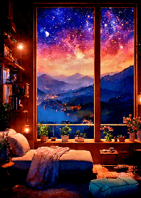 Immersive starry sky