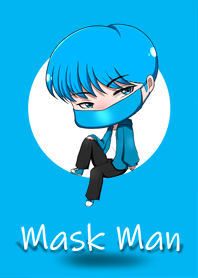 Mask Man blue