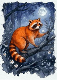 stampAI-little raccoon-Xd8uPk