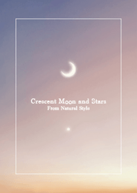 Crescent Moon and Stars32-Natural Style