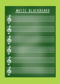 MUSIC BLACKBOARDj-RED-GREEN