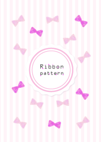 Ribbon pattern3- watercolor- joc
