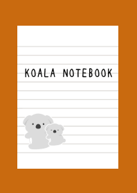 KOALA NOTEBOOK-TERRACOTTA