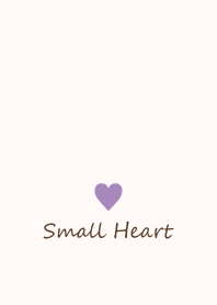 Small Heart *Lavender+Brown*
