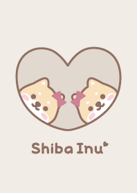 Shiba Inu Ribbon - Brown