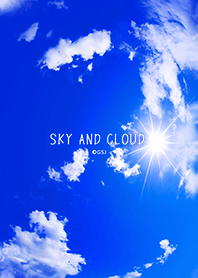 心をリラックスさせる澄んだ青空