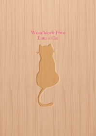 Woodblock Print Cat 9