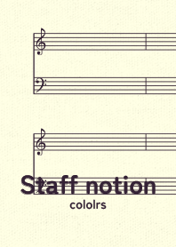 staff notation2 Amaranth purple