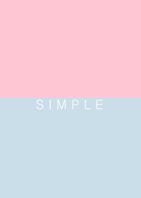 シンプル(ピンク ブルー)V.2