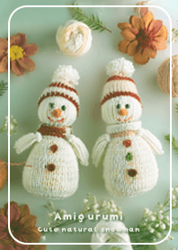 green Snowman Knitted Doll 03_2