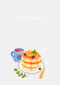 Pancakes and tea in the afternoon