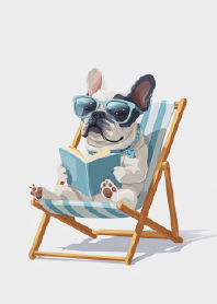 Frenchie Beach Vibes