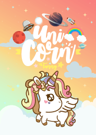 Unicorn Funny Galaxy Hot Pastel