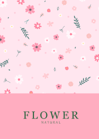FLOWER MILKY PINK NATURAL 13