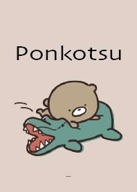 สีเบจ : Everyday Bear Ponkotsu 4