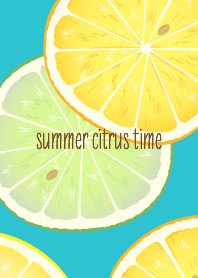 summer citrus time green J #fresh