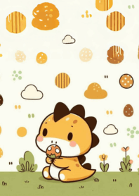 Cute little dino kawaii n.15