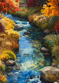 Beautiful autumn stream Vol.2