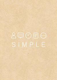 SIMPLE KRAFT(beige ivory)b