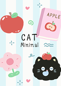 Black Cat Pink and Blue!