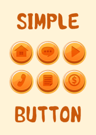 Simple Button Theme Orange