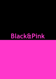 Simple Pink & Black no logo No.9-5