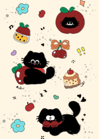 Little Black Cat Apple