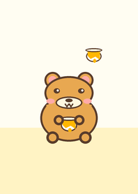 Minimalist Cute Bear Solid Color