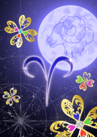 Aries Clover and moon blue 2022