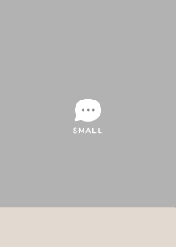Small Button / Beige&Gray