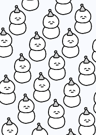 many snowman