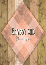 Shabby chic Blanket pink