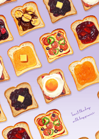 トースト タイム ☕︎ パープル 05
