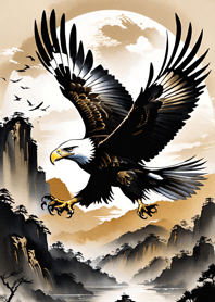 นกอินทรีกางปีก 91f8B6