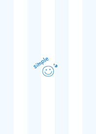 Smile Moon =Blue= Stripe