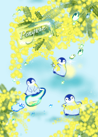 penguin with mimosa  8